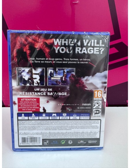 7-7-92286-2-Videojuego PS4 Werewolf Precintado