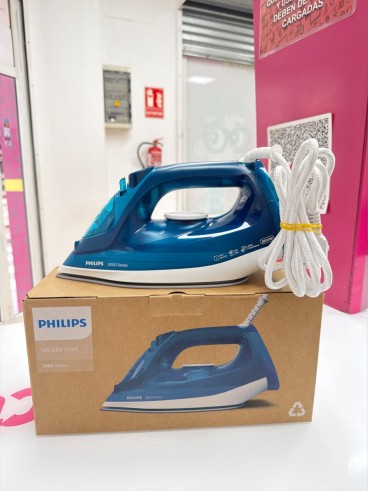 1-1-281019-2-Plancha Vapor Philips DST3040 3000 Series (Sin Uso)