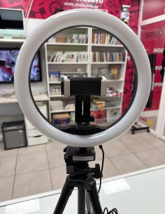 6-6-172976-1-Fotografía Y Videocámaras Aro De Luz LED Sunup Con Trípode 2