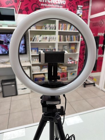 6-6-172976-2-Fotografía Y Videocámaras Aro De Luz LED Sunup Con Trípode