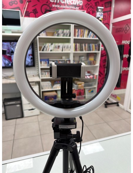 6-6-172976-2-Fotografía Y Videocámaras Aro De Luz LED Sunup Con Trípode