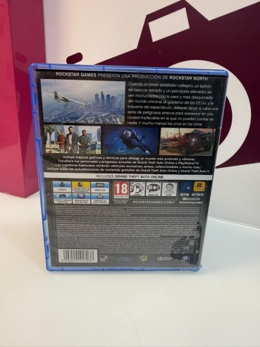 9-9-81177-3-Videojuego PS4 Grand theft auto V