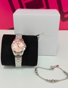 7-7-92322-1-Reloj pulsera señora Lotus 19006 2 Pulsera a juego (Sin uso)