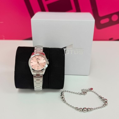 7-7-92322-1-Reloj pulsera señora Lotus 19006 2 Pulsera a juego (Sin uso)