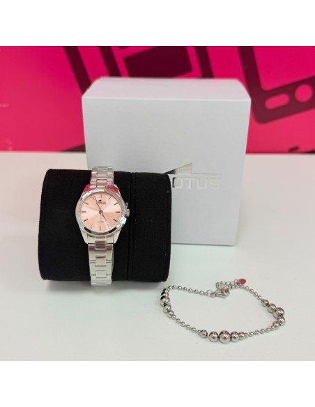 7-7-92322-1-Reloj pulsera señora Lotus 19006 2 Pulsera a juego (Sin uso)
