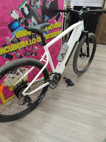 7-7-92330-5-Bicicleta Electrica MTB 29 E-Expl 100 Blanco 