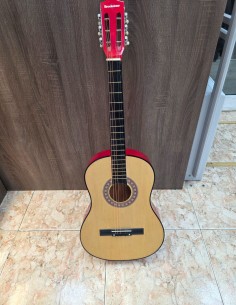 1-1-281122-1-Guitarra Clasica BrookStone Roja 