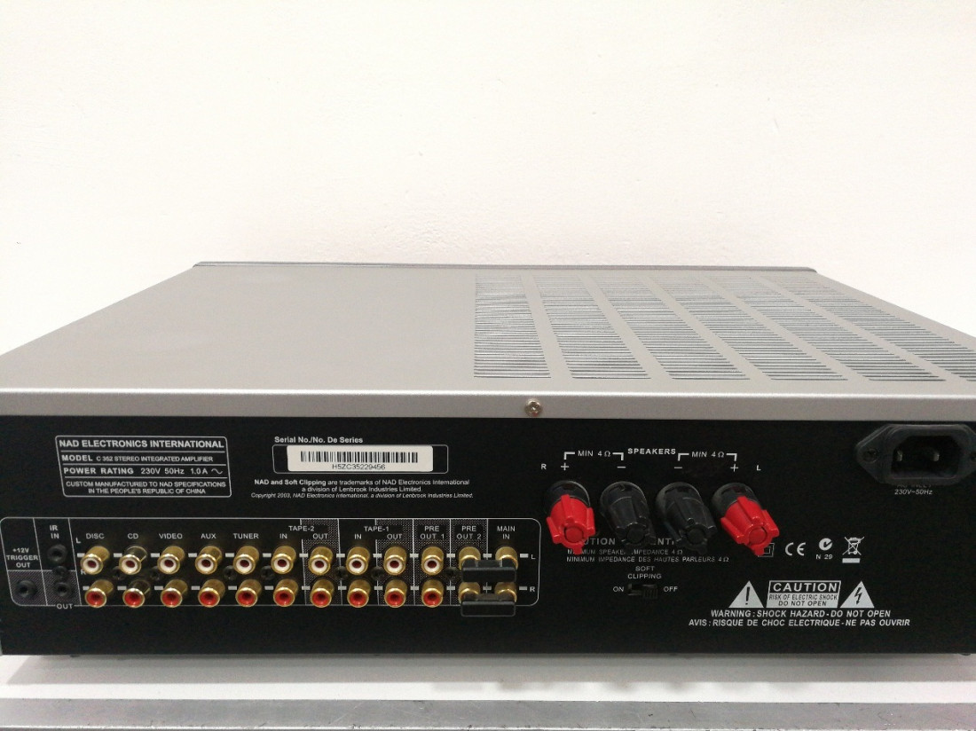 6-6-147193 amplificador hifi nad c 352