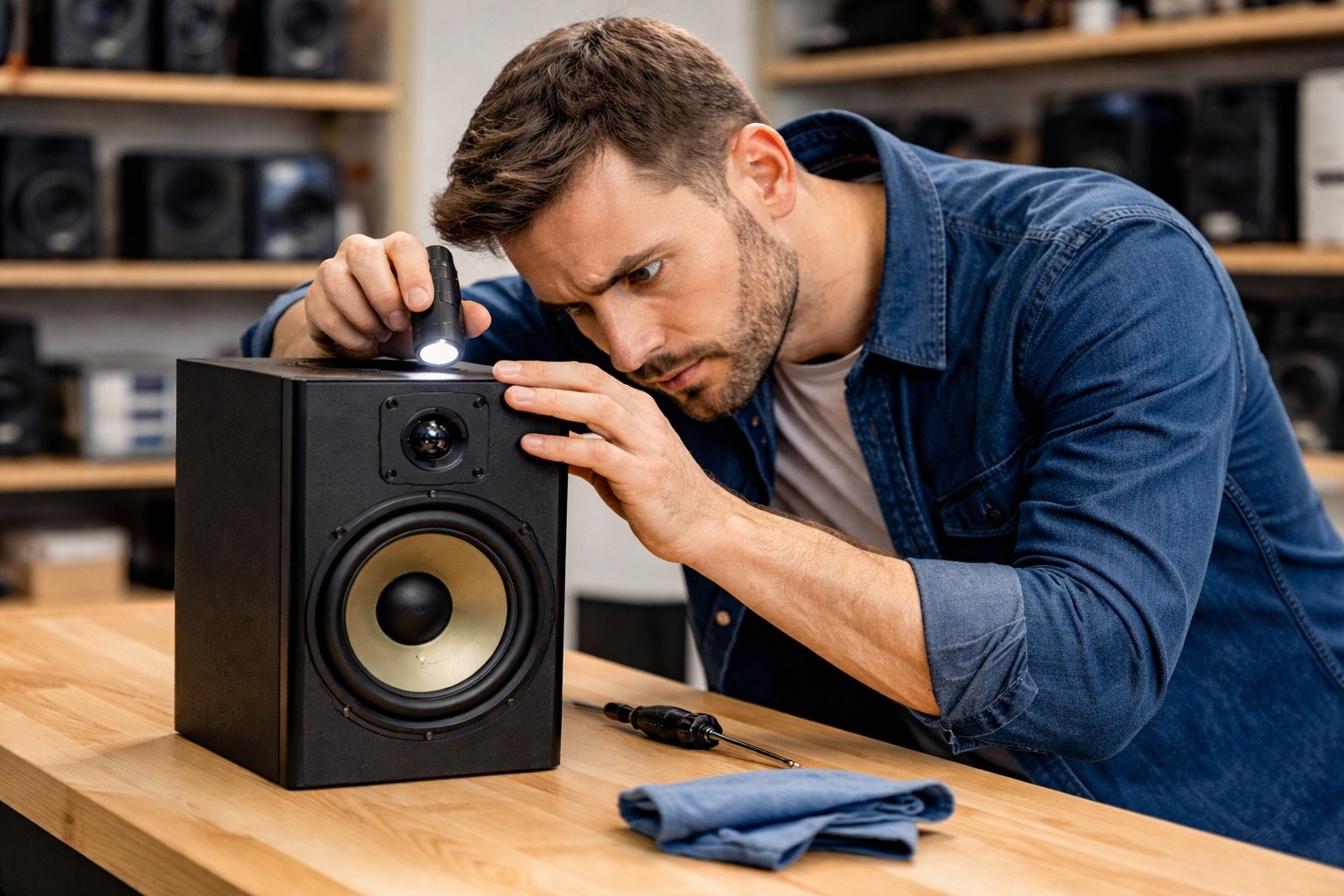 Cómo comprobar altavoces usados antes de comprarlos