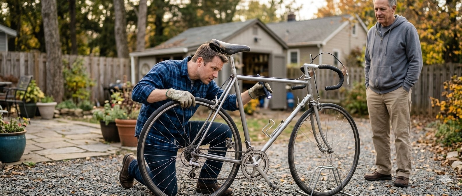 Cómo saber si una bicicleta usada tuvo accidentes